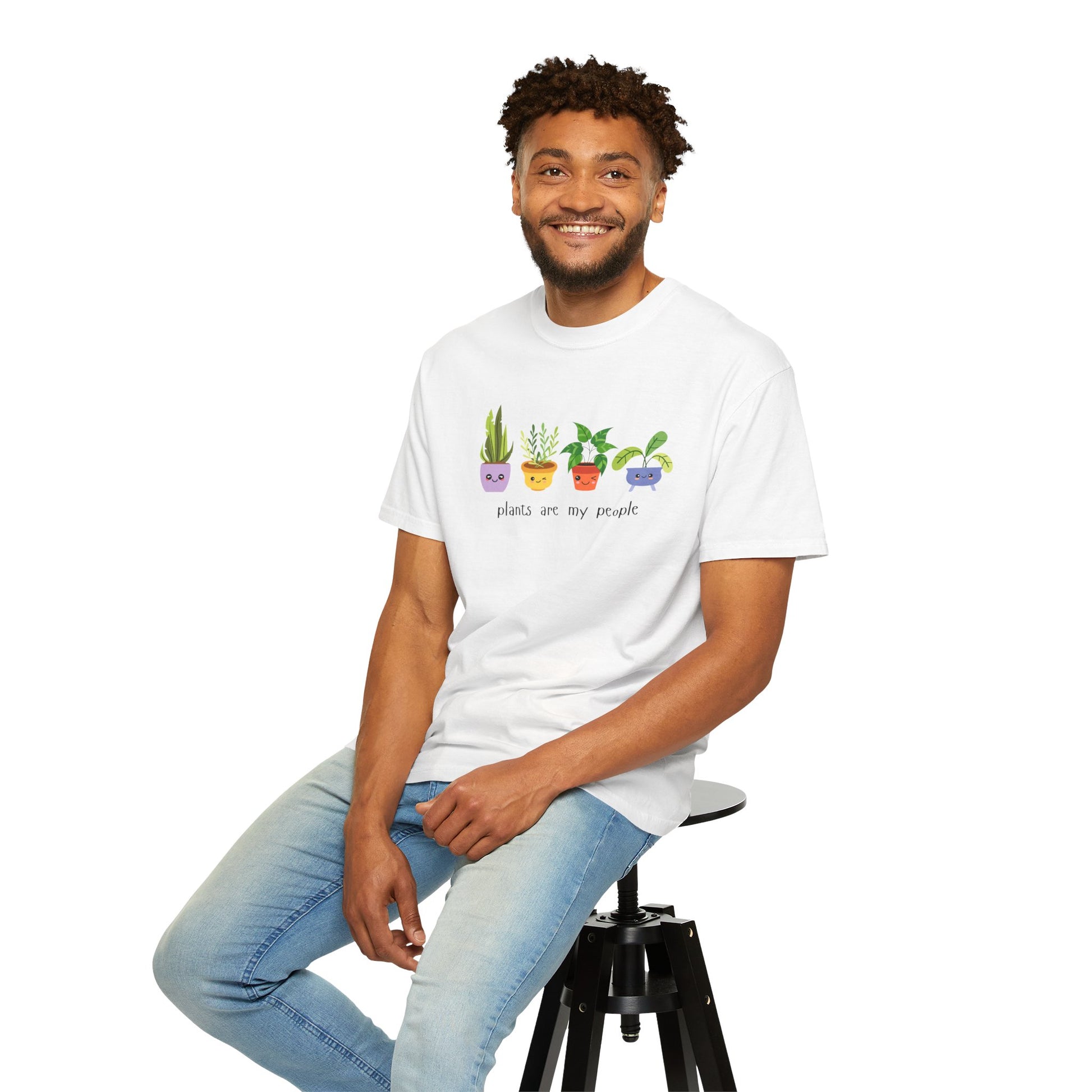 "Plants Are My People" T-Shirt – Cute Plant Lover Graphic Tee