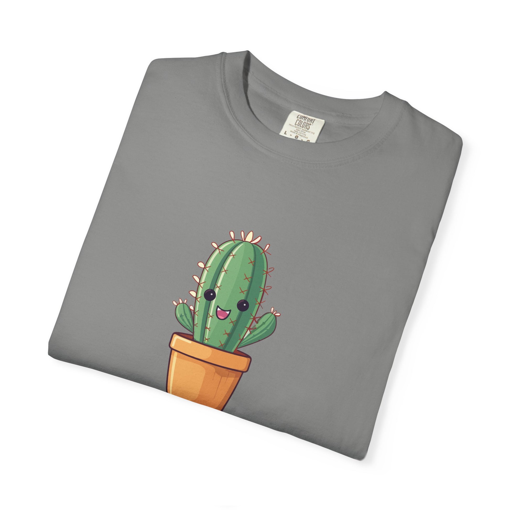 "Can’t Touch This" Cactus T-Shirt – Funny Smiling Plant Tee