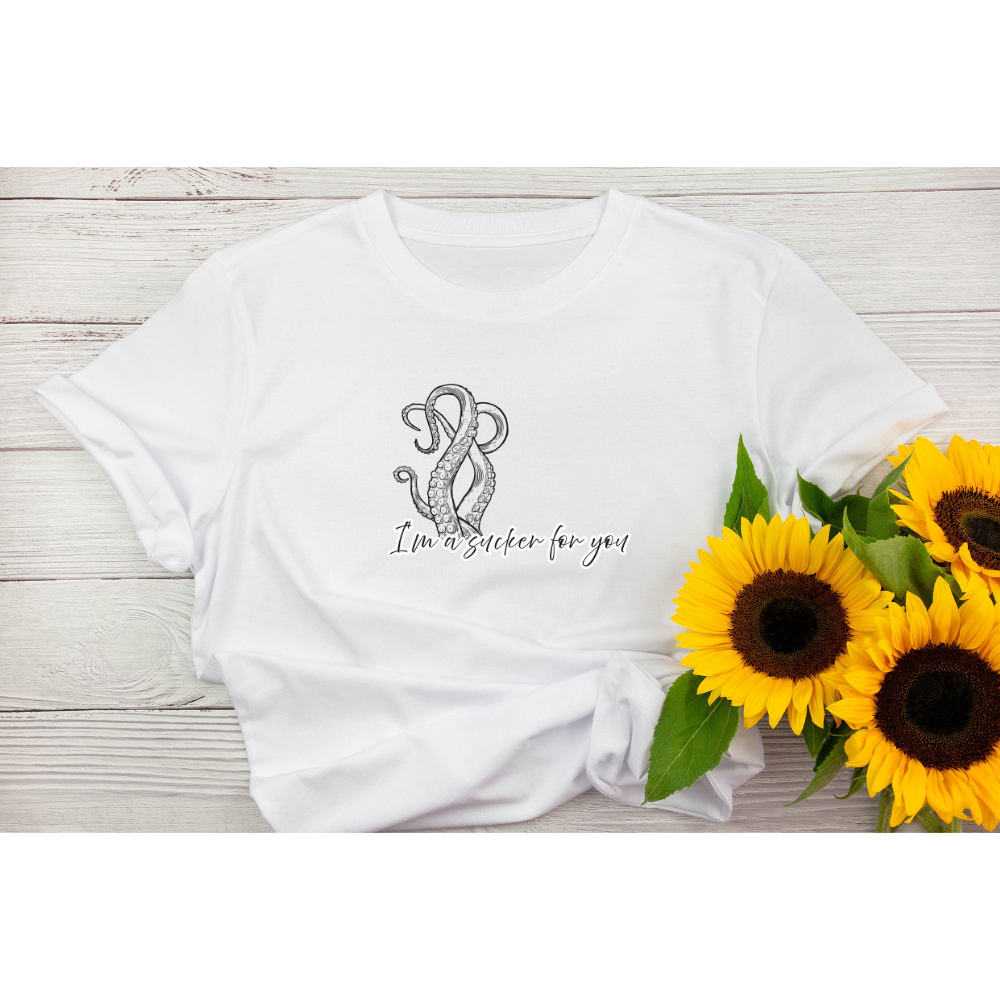 I'm a Sucker for You – Cute Octopus Pun T-Shirt