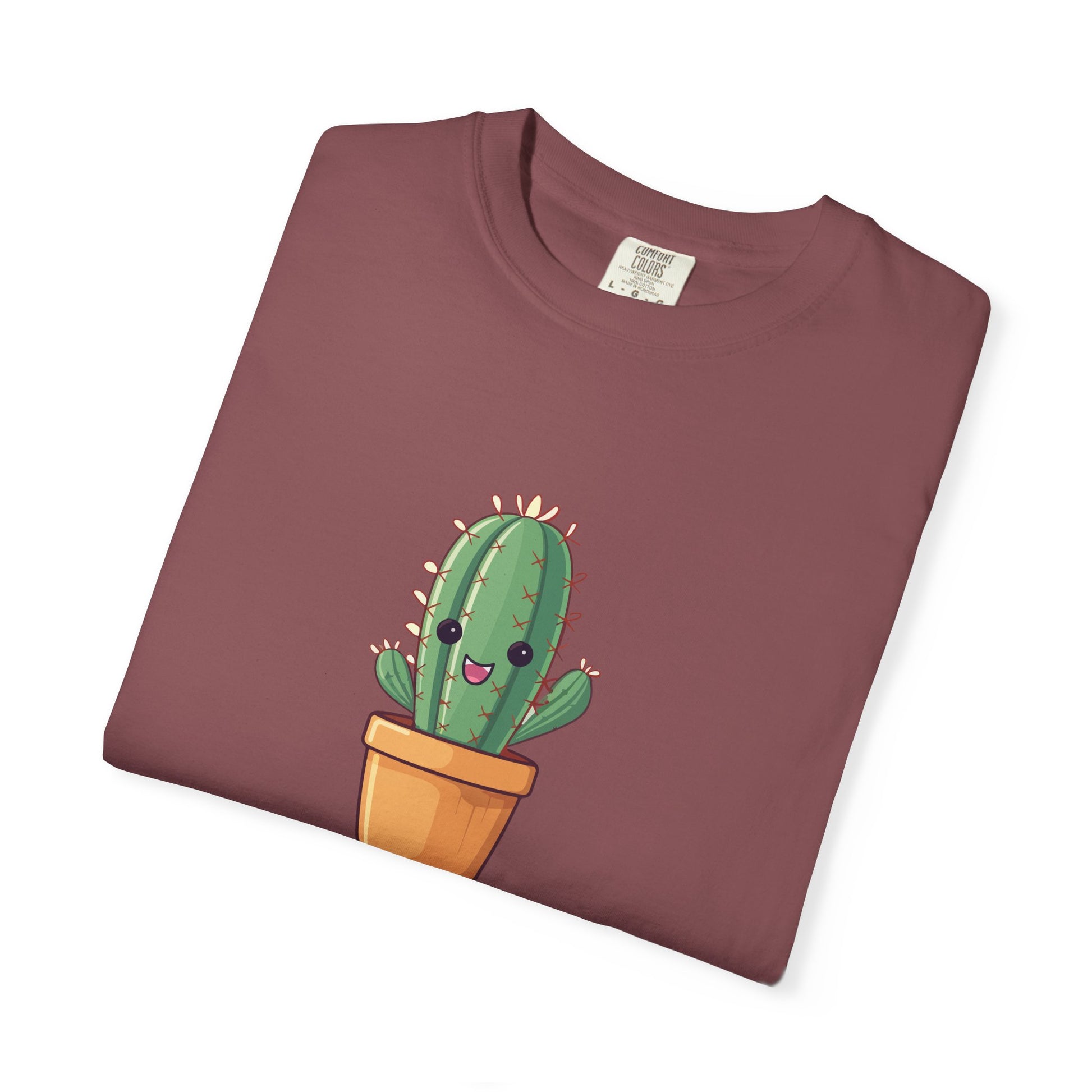 "Can’t Touch This" Cactus T-Shirt – Funny Smiling Plant Tee